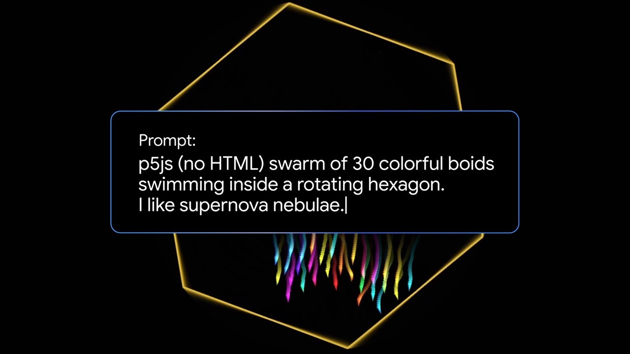 Gemini 2.5: Create a JavaScript animation of complex flocking behavior