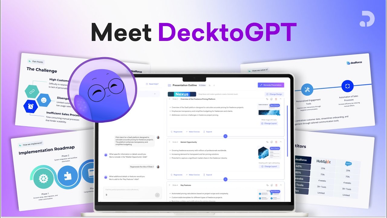 DecktoGPT AI Slide Generator Tutorial: Build Persuasive Decks in Seconds!