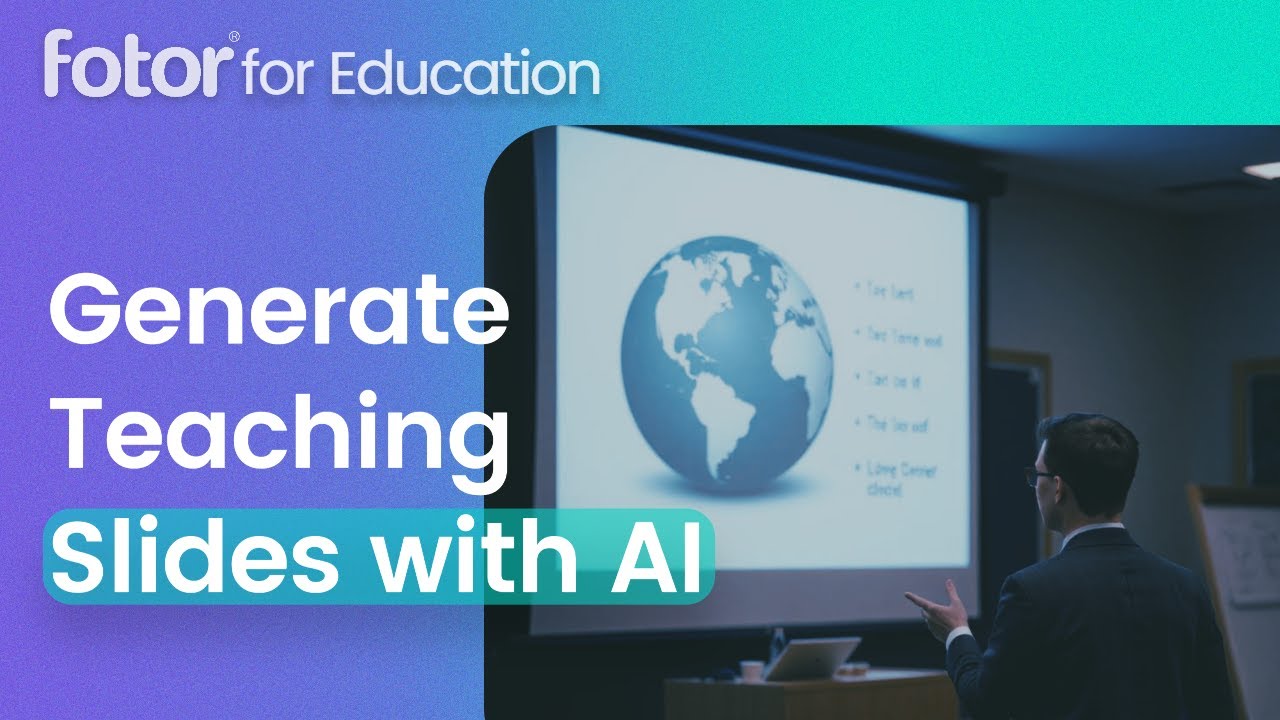 How to Make a Presentation with AI | Fotor For Education