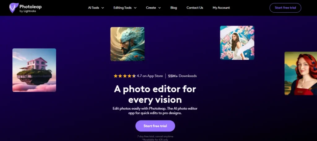 Photoleap Homepage