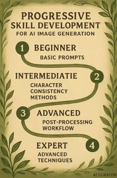Progressive Skill Development for AI Image Generation