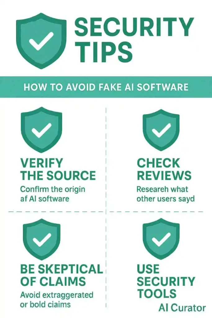Security Tips to Avoid Fake AI Software