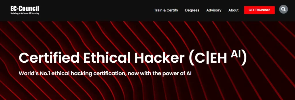 Certified Ethical Hacker (CEH) – EC-Council