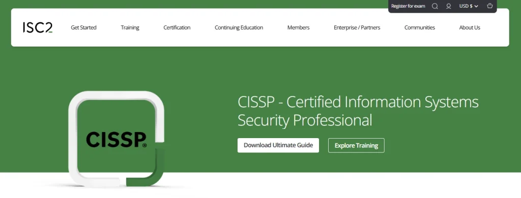 Certified Information Systems Security Professional (CISSP) – (ISC)²