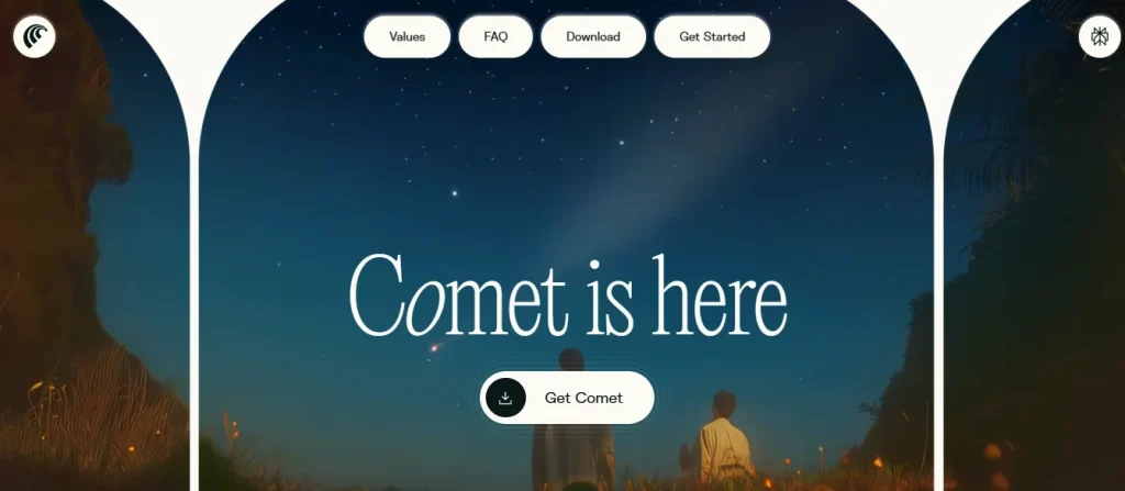 Comet is Here - Get Comet Browser
