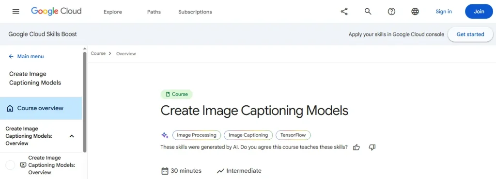 Create Image Captioning Models – Google Cloud