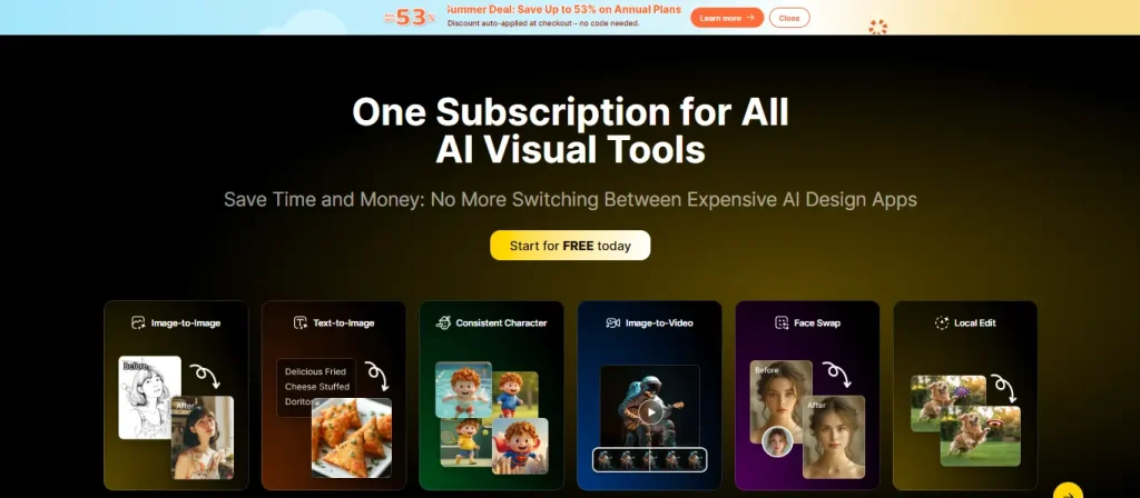 Dzine.ai Homepage