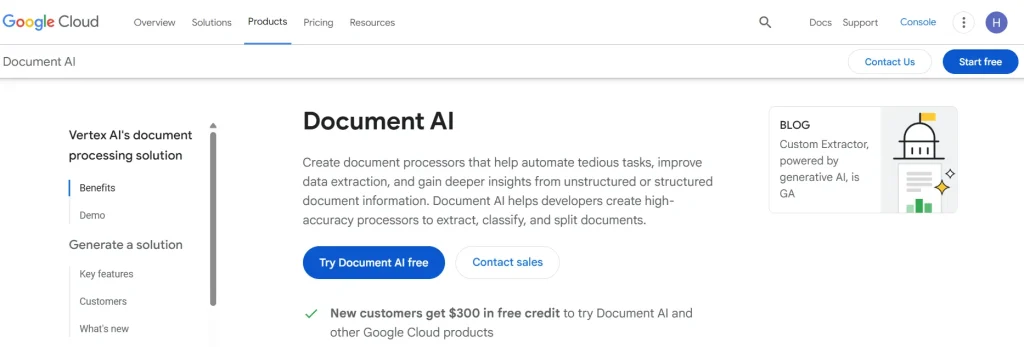 Google Document AI