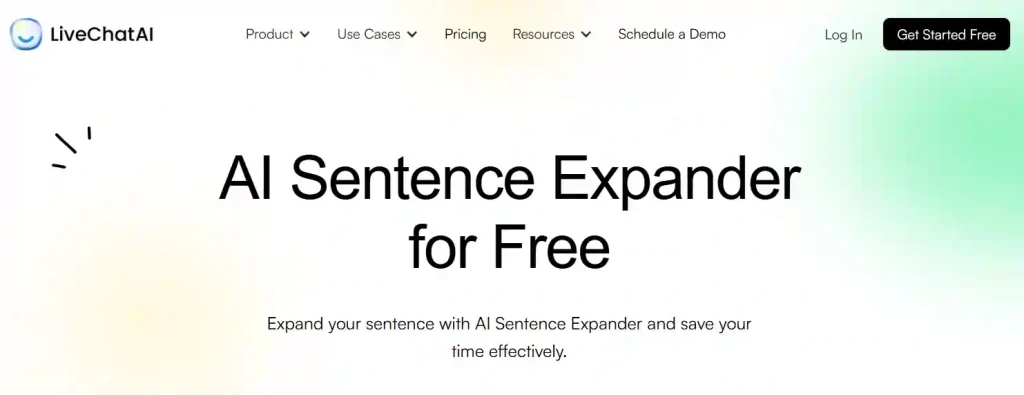LiveChatAI.com AI Sentence Expander