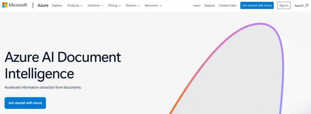 Microsoft Azure AI Document Intelligence