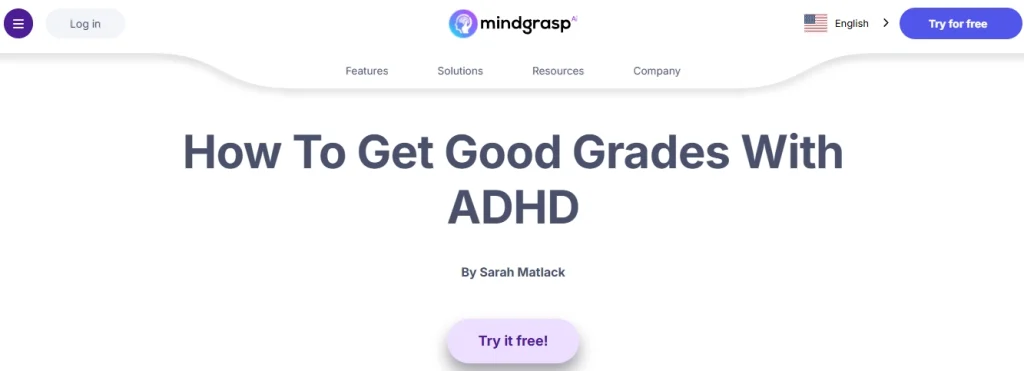 Mindgrasp AI - Enhanced Learning Support