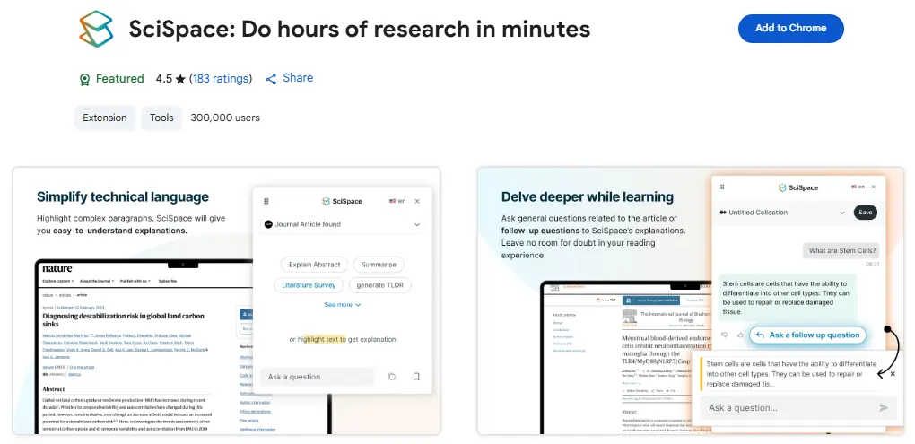 SciSpace Copilot - AI Chrome Extension
