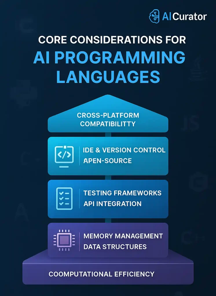 Technical Implementation Considerations Across AI Programming Languages