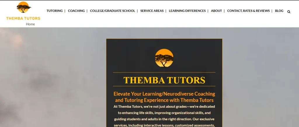 Themba Tutors - AI-Enhanced Executive Function Coaching