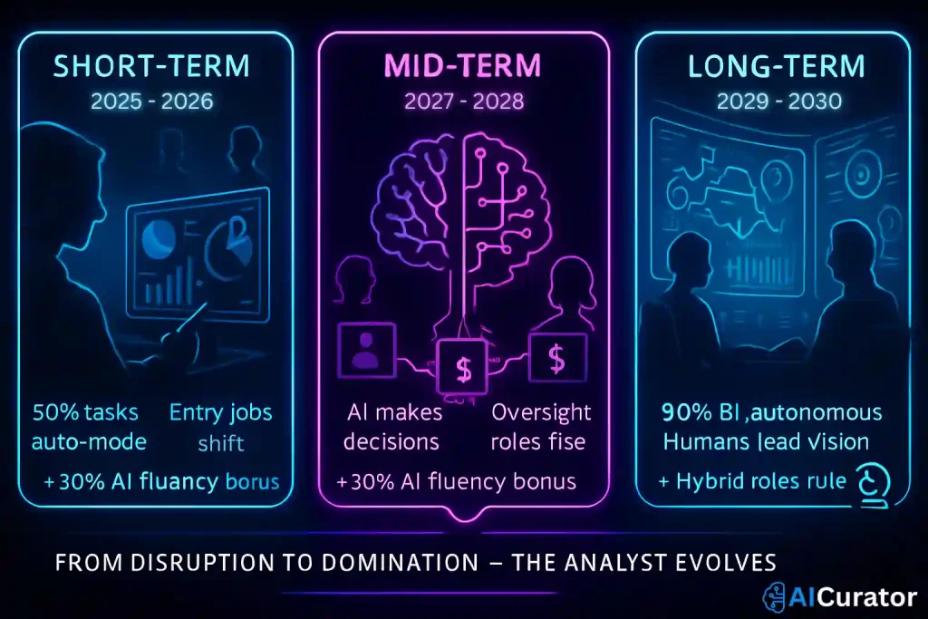 Timeline and Predictions for 2025-2030 of Data Analysts