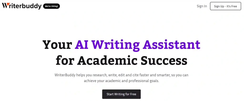 WriterBuddy
