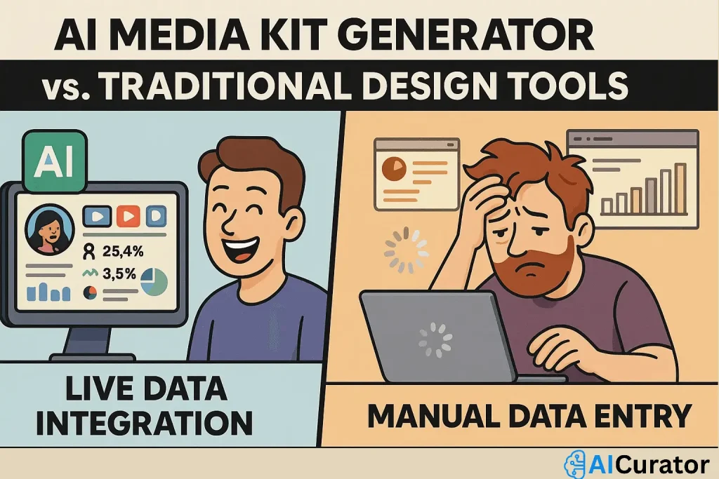 AI Media Kit Generator vs. Traditional Design Tools _