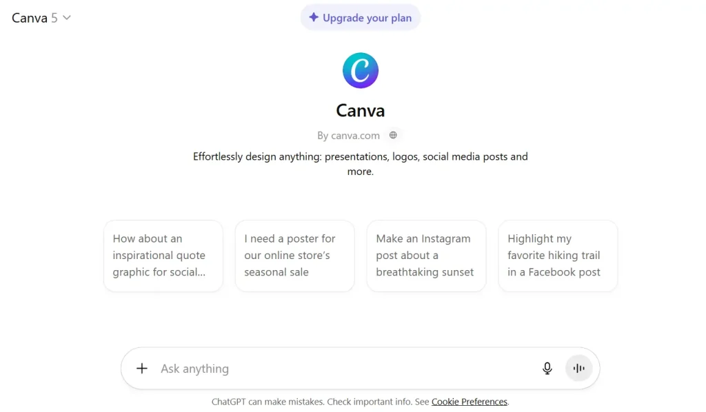 Canva GPT