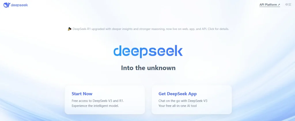 Deepseek Homepage