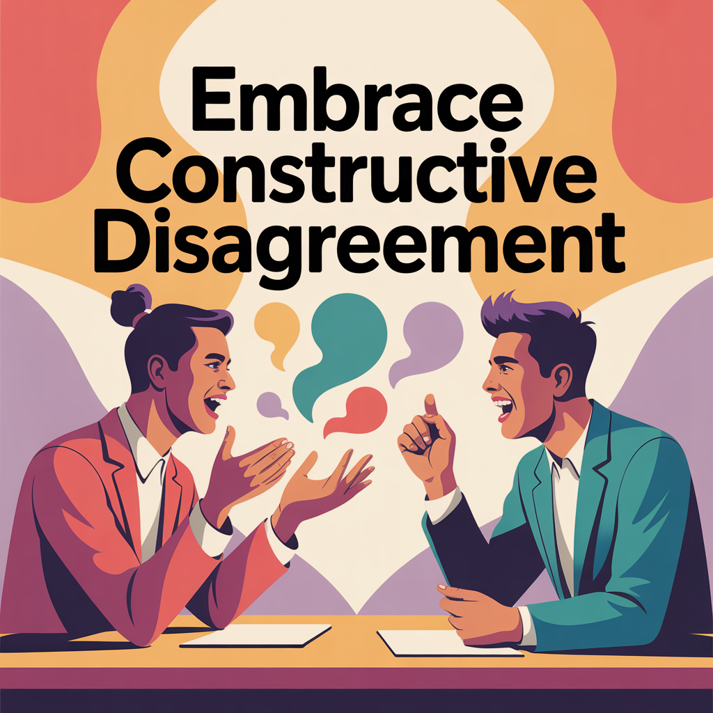 Embrace Constructive Disagreement