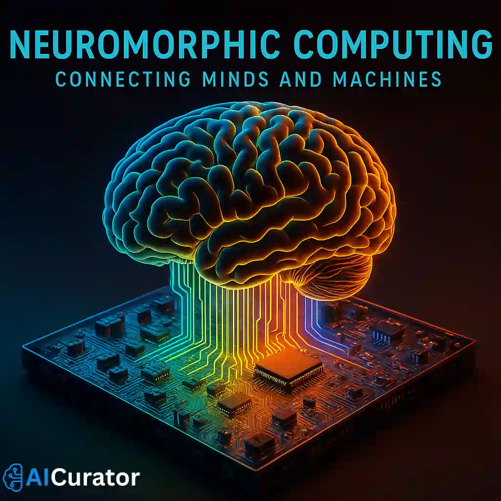 Neuromorphic Computing - Futuristic Brain Merged with Circuits