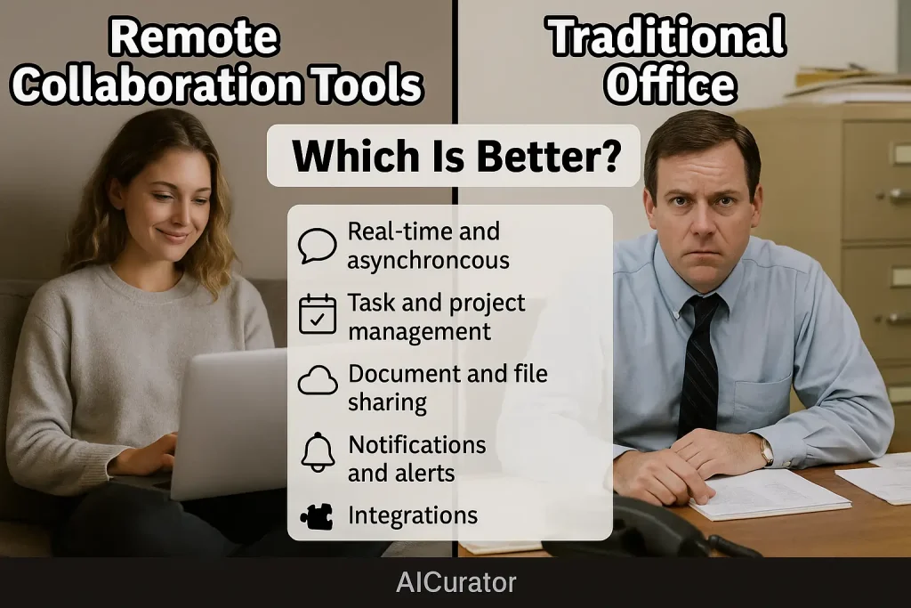 Traditional Collaboration vs Remote Collaboration Tools