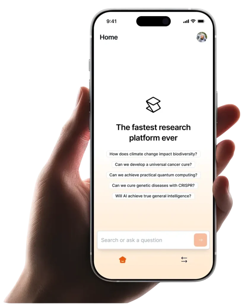 SciSpace Mobile Interface and Accessibility
