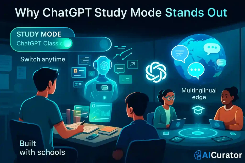 What Sets ChatGPT Study Mode Apart