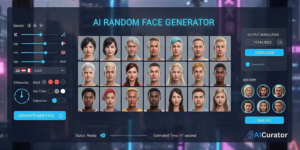 AI Face Generator for Projects