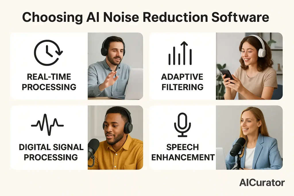 Choosing AI Noise Reduction Software