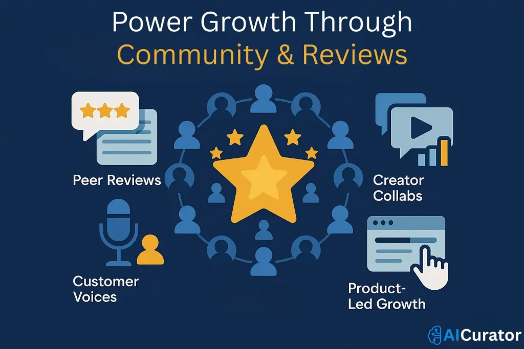 Community and Review-Led AI Marketing