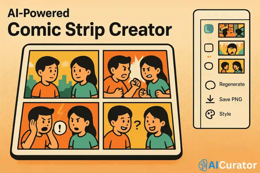 GPT prompt for AI comic strip generator