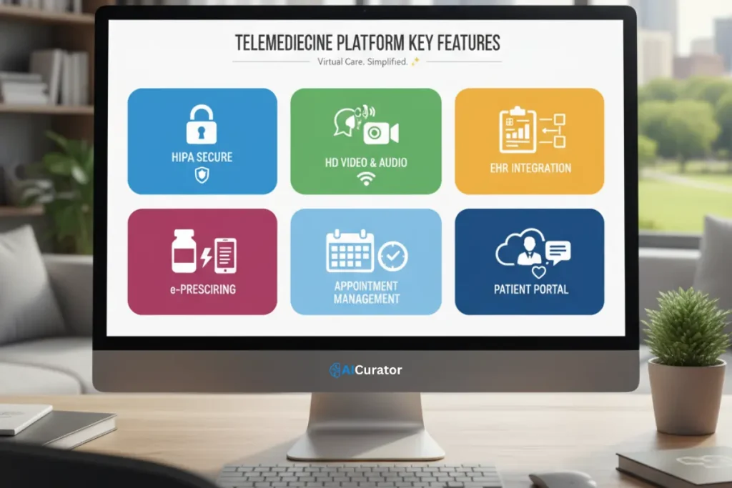 Key Features of Top Telemedicine Platforms