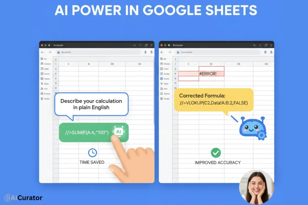 AI automating Google Sheets formulas