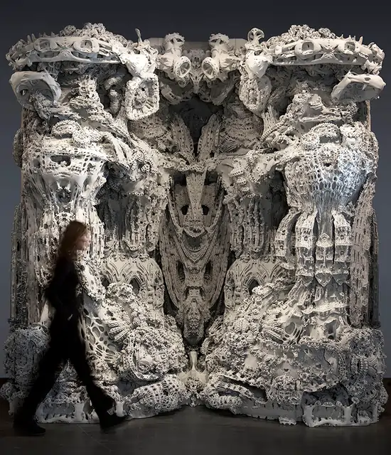 Digital Grotesque by Michael Hansmeyer and Benjamin Dillenburger