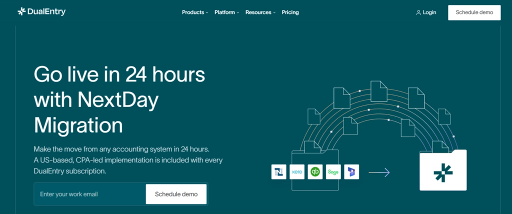 DualEntry's unique NextDay Migration