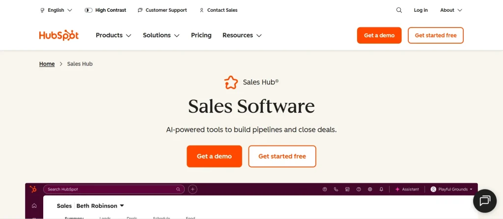 HubSpot Sales Hub