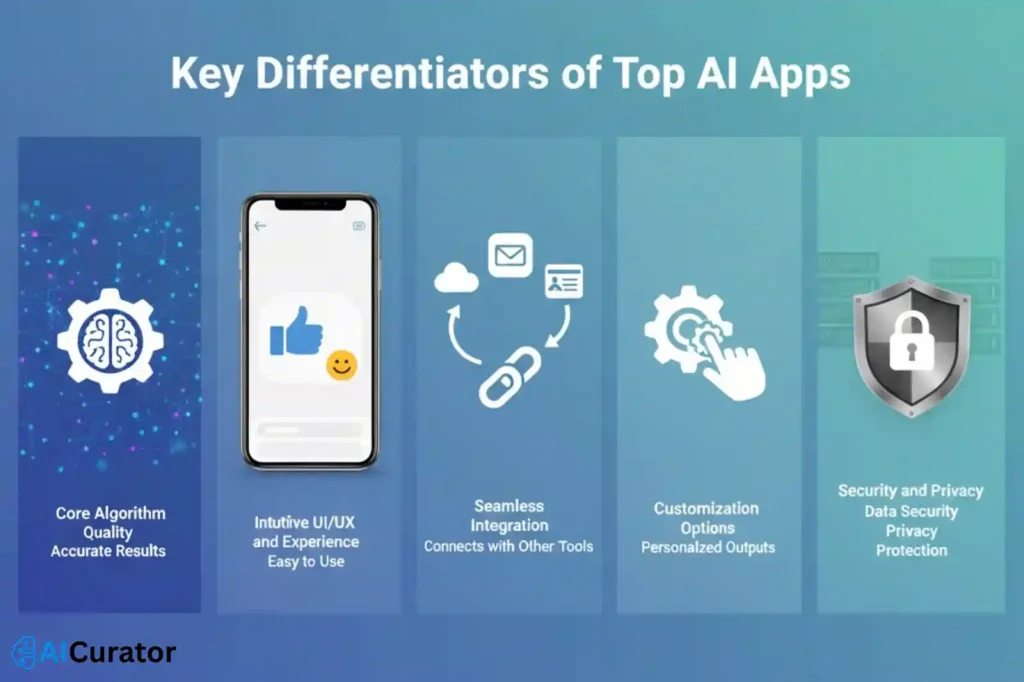 differences in AI apps