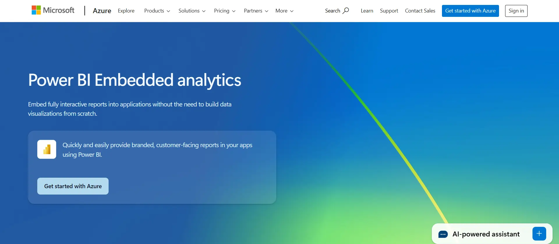 Microsoft Power BI Embedded