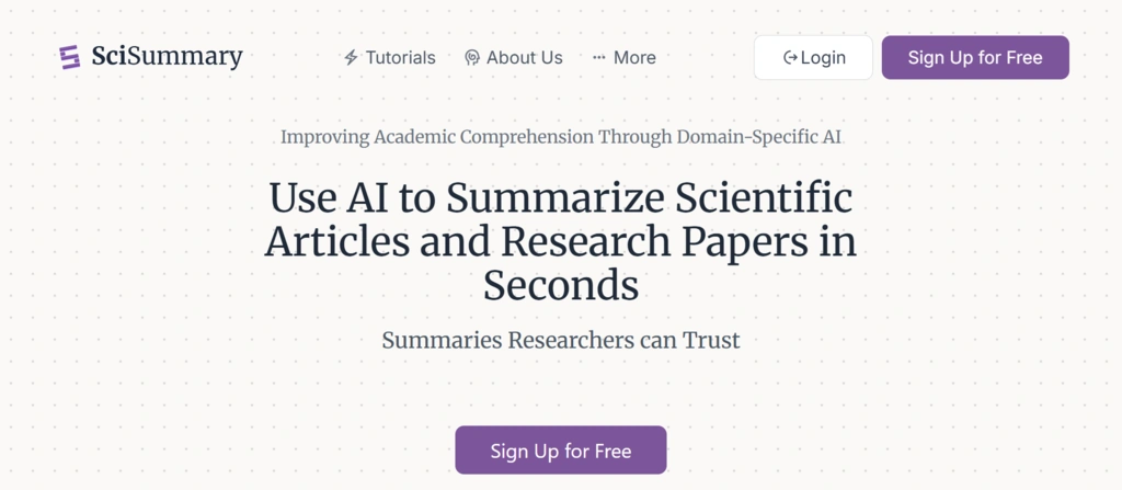 SciSummary