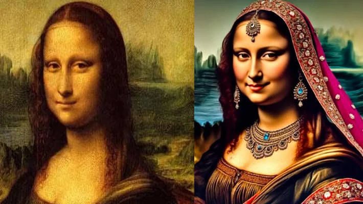 The Indian Mona Lisa by Rashi Pandey