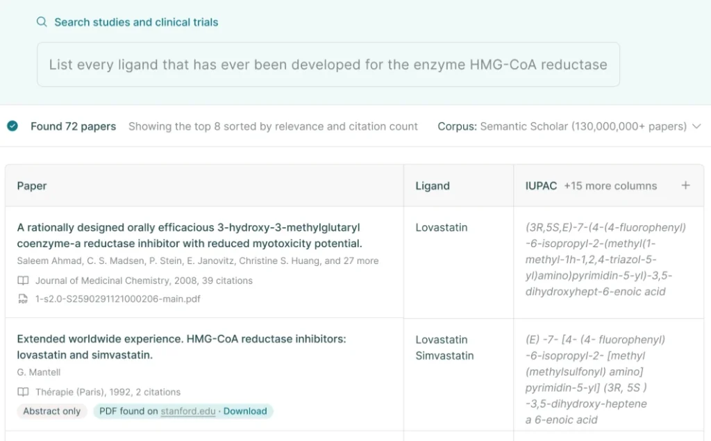 Research Database and Paper Access