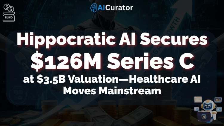 Hippocratic AI Secures $126M Series C at $3.5B Valuation—Healthcare AI Moves Mainstream