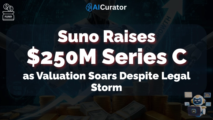 Suno Raises $250M as Valuation Soars Despite Legal Storm