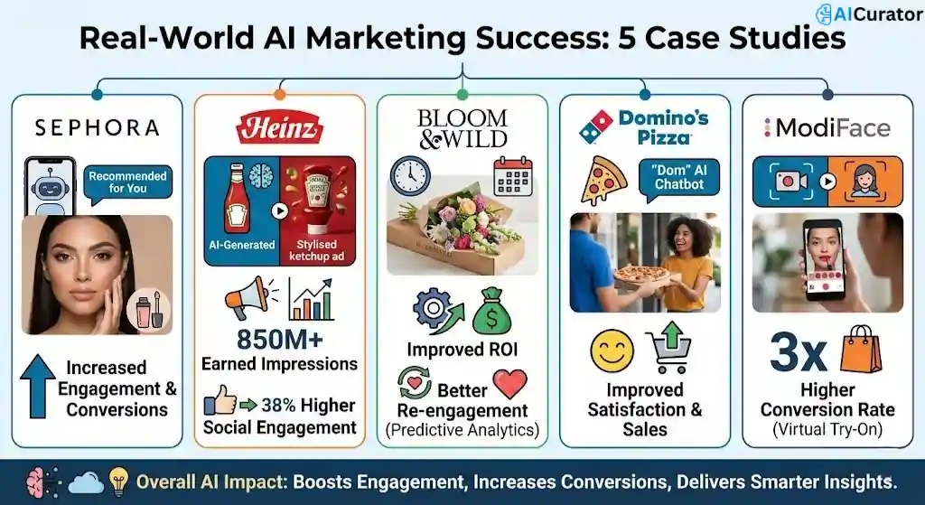 Case Studies with AI Marketing Tools