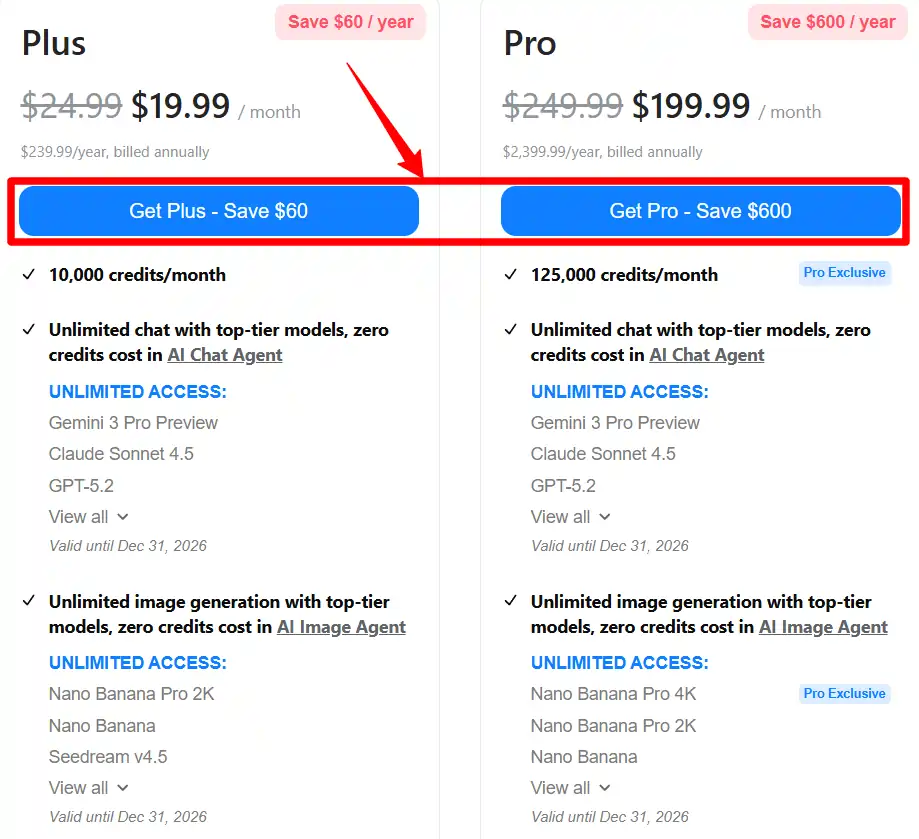 Choose Genspark Plan for Discount